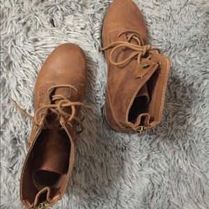 Brown booties